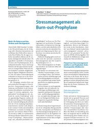 Stressmanagement als Burn-out-Prophylaxe (PDF, 368KB) - RKI