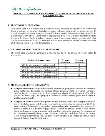 CALCULO DEL INTERES MORATORIO - Banco Falabella