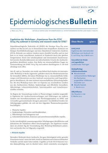 Epidemiologisches Bulletin 9/2012 (PDF, 108KB, Datei ist ... - RKI