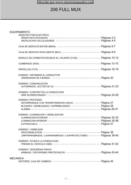 206 FULL MUX - Electromanuals.org