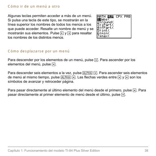 TI-84 Plus TI-84 Plus Silver Edition - ISA Ingeniería de Sistemas y ...