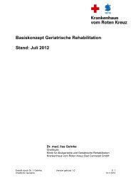 Basiskonzept Geriatrische Rehabilitation - Krankenhaus vom Roten ...