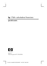 hp 17bII+ calculadora financiera - The Calculator Store