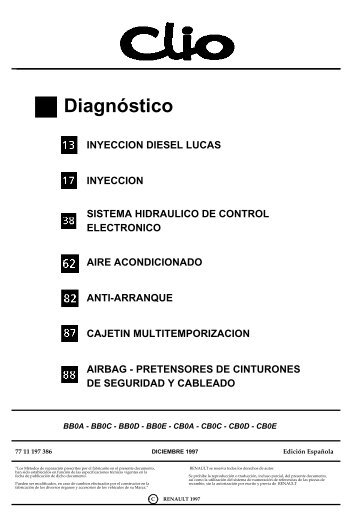 inyeccion diesel lucas - Centro Renault