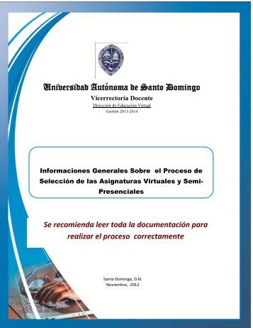 UASDVirtual - Universidad Autónoma de Santo Domingo