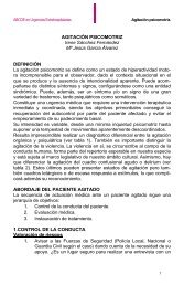 6.4. Agitación psicomotriz - ABCDE en Urgencias Extrahospitalarias