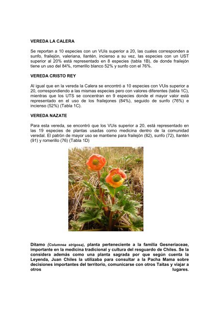 Informe Final Uso de Biodiversidad- Ma. Teresa ... - CHM-Colombia