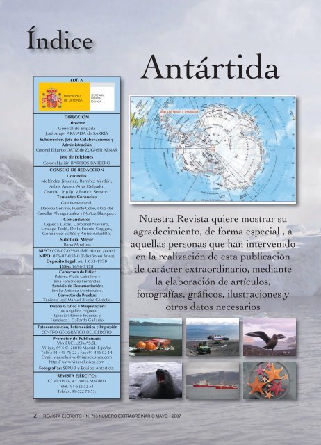 revista ejército nº extraordinario_las fuerzas armadas en la antártida