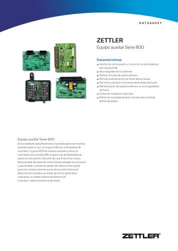 PSF127ZTE_ZETTLER Equipo auxiliar Serie 800 Zettler branded ...