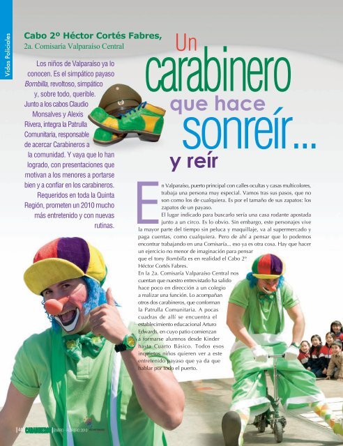 Edición 657-658 Enero-Febrero 2010 - Revista Carabineros