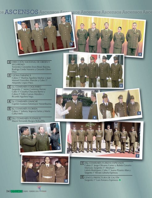 Edición 657-658 Enero-Febrero 2010 - Revista Carabineros