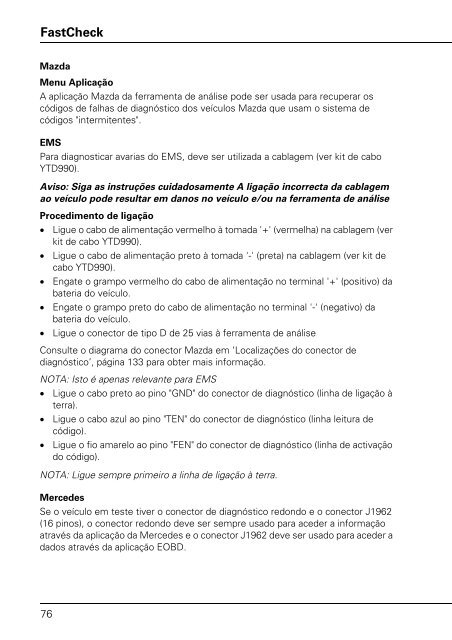 Manual de instruções 6.0.0.pdf - TRW Automotive Aftermarket