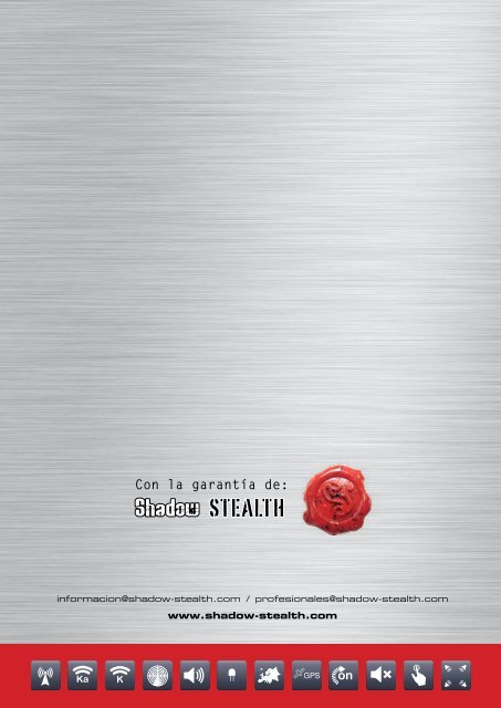 Catálogo 2012 - Shadow-Stealth