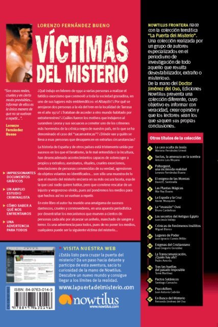 En busca del Misterio - Ediciones Nowtilus