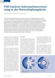 PMI-basierte Informationsvernetzung in der ... - RLE