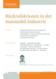Rückrufaktionen in der Automobil-Industrie - RMCE