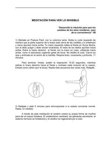 MEDITACIÓN PARA VER LO INVISIBLE(.pdf) - Tecnologias Sagradas