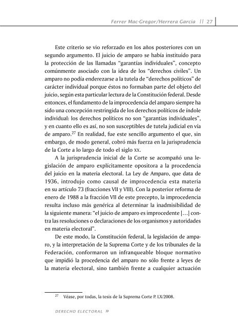 El amparo electoral en México y España. Una perspectiva comparada