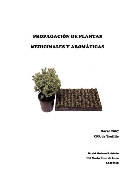 propagación de plantas medicinales y aromáticas - IES Mario Roso ...