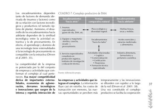 Las plantas aromáticas y medicinales. Una alternativa para - CEDEP