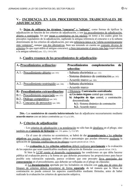 guía práctica de las principales novedades de la lcsp - Cosital