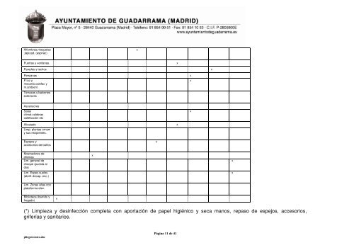 Pliego de prescripciones técnicas - Ayuntamiento de Guadarrama