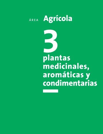 plantas medicinales, aromáticas y condimentarias - Fia