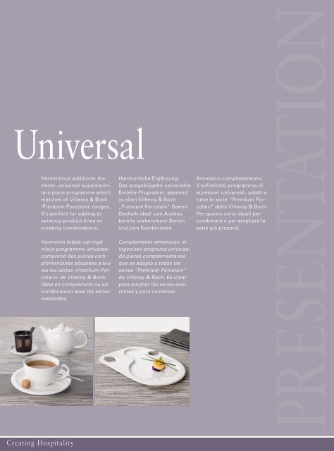 Creating Hospitality - Berndorf