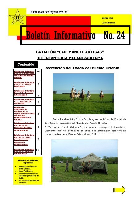 Boletín N°24 - Ejército Nacional