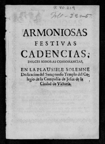 ARMONIOSAS CADENCIAS