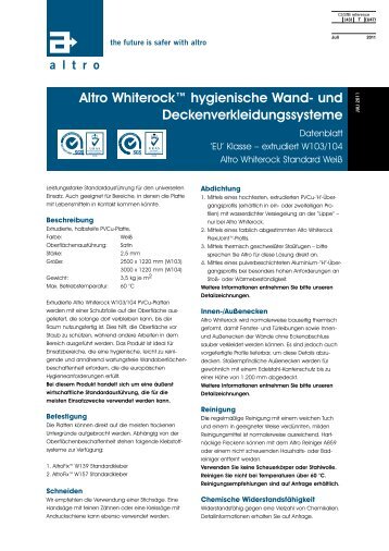 Altro Whiterock weiß