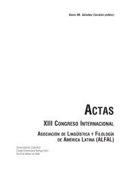 actas xiii congreso internacional asociación de lingüística y filología ...