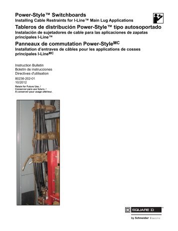 Power-Style™ Switchboards Tableros de ... - Schneider Electric