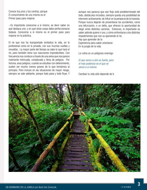 UN SEMINARIO EN LA JUNGLA