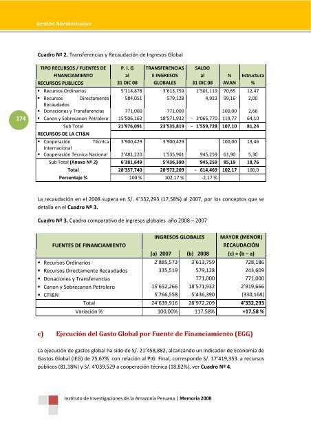 versión preliminar - Instituto de Investigaciones de la Amazonía ...