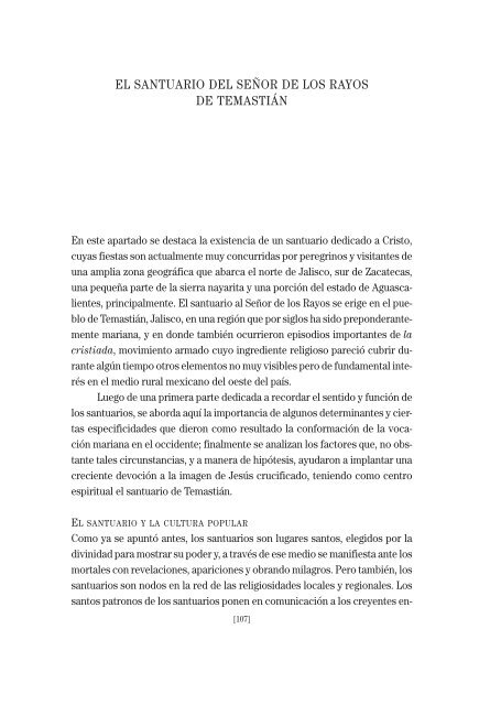 Los santuarios, aspectos de la religiosidad popular en Jalisco