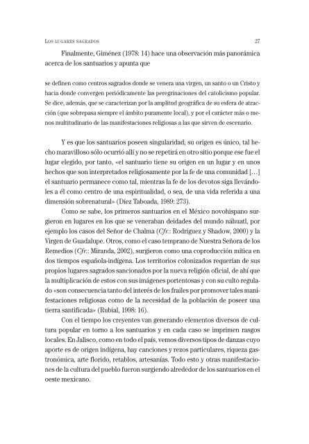 Los santuarios, aspectos de la religiosidad popular en Jalisco