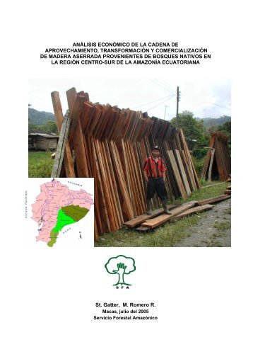 ANÁLISIS ECONÓMICO DE LA CADENA DE APROVECHAMIENTO ...