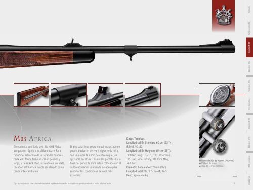 Catálogo Mauser 2011 - Excopesa