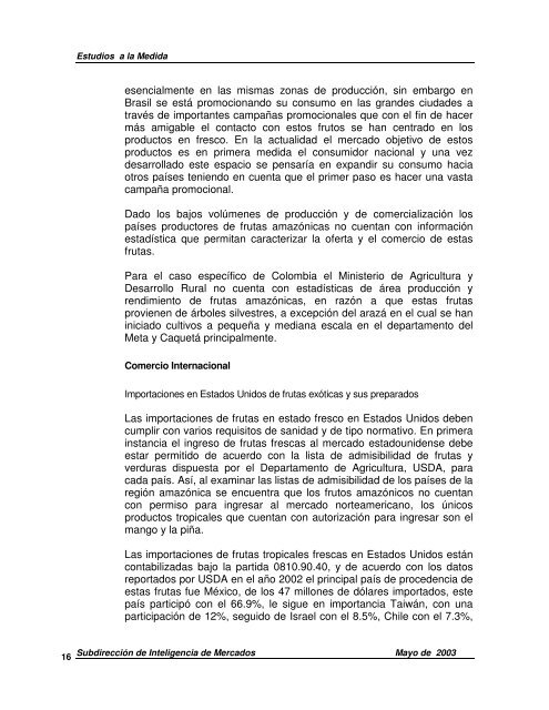 Estudio de Mercado Frutas Amazónicas en el Estado de California ...