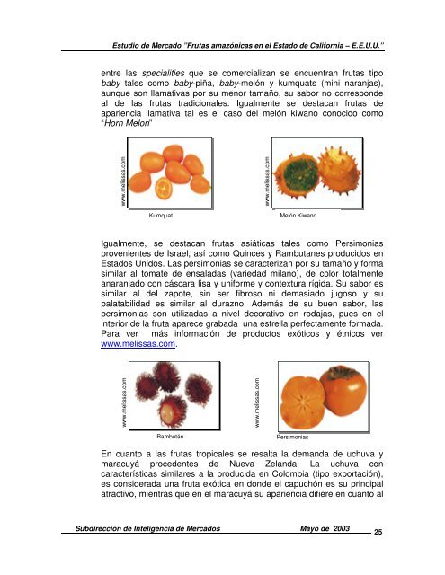 Estudio de Mercado Frutas Amazónicas en el Estado de California ...