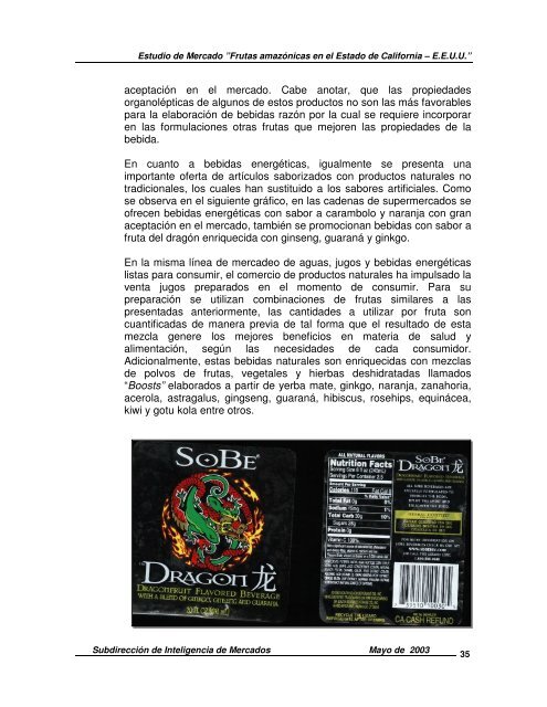 Estudio de Mercado Frutas Amazónicas en el Estado de California ...