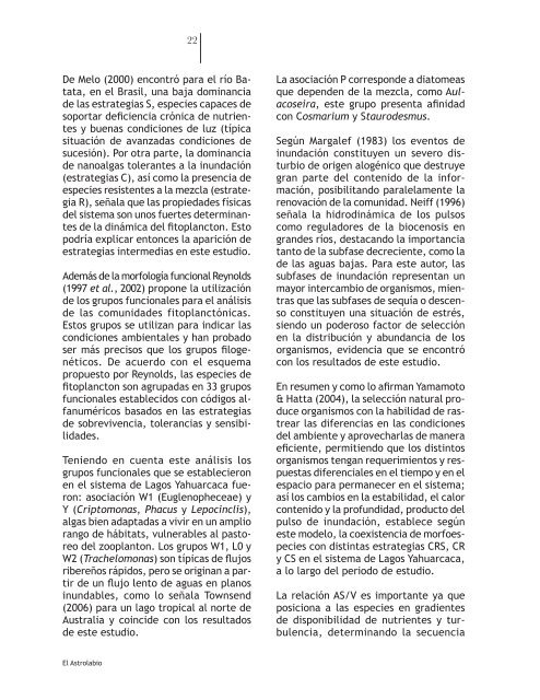 Errantes acuáticos amazónicos - Revista El Astrolabio