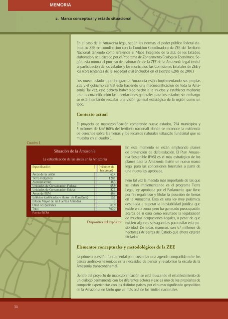 Ordenamiento Territorial de la Región Andino-Amazónica