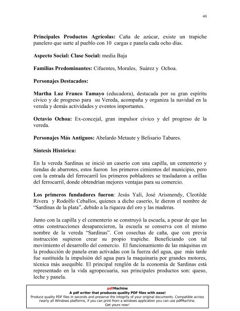 PLAN DE DESARROLLO CULTURAL (2007-2020 ... - Caracolí