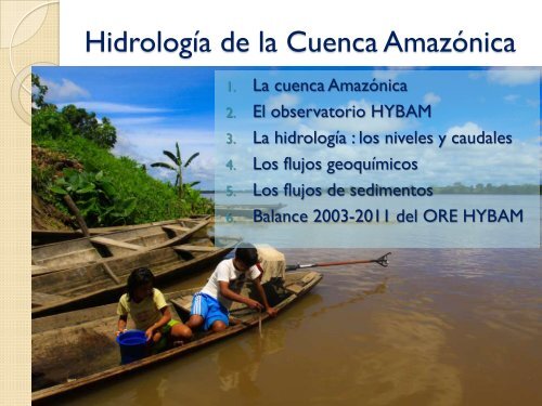 Hidrología de la Cuenca Amazónica