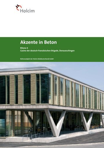 Akzente in Beton