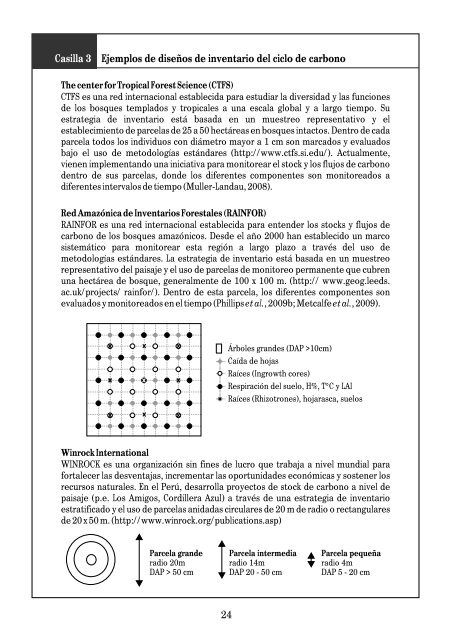 Manual para el monitoreo del ciclo de carbono en bosques ... - Rainfor