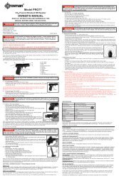 Model PRO77 OWNER'S MANUAL