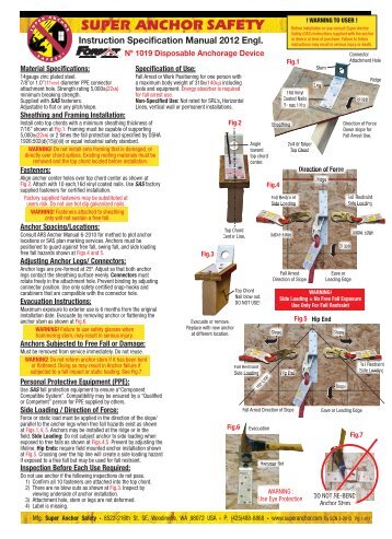 Form-It Manual - Super Anchor Safety